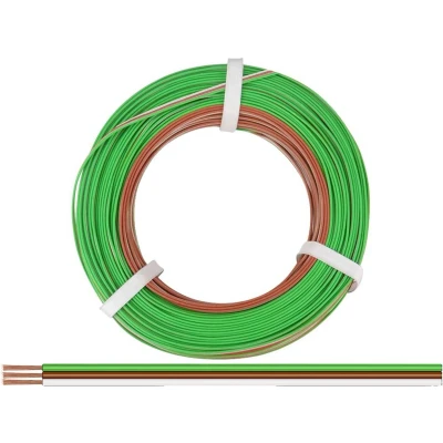 Afbeelding van Donau Elektronik 325 485 50 Draad 3 x 0.25 mm² Groen, Bruin, Wit m