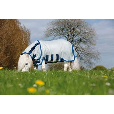 Afbeelding van Amigo Petite Bug Rug vliegendeken Lightblue 60 91 pony