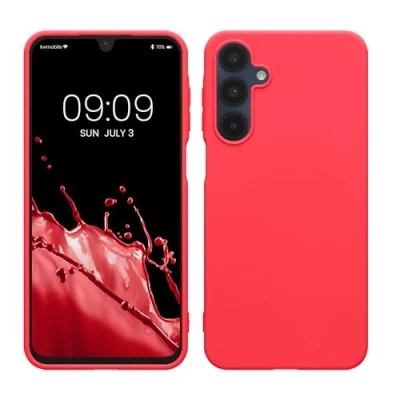 Afbeelding van kwmobile telefoonhoesje geschikt voor Samsung Galaxy A16 5G Hoesje smartphone Back cover in neon roze