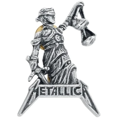 Afbeelding van Alchemy Metallica Justice For All Pin Zilverkleurig