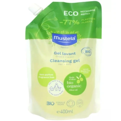 Afbeelding van Mustela Bébé Bio Gel Lavant Refill 400ml 400 ml