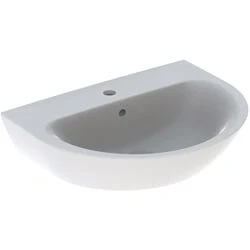 Afbeelding van Geberit Renova wastafel wit (65 x 50 cm) 1 kraangat, met