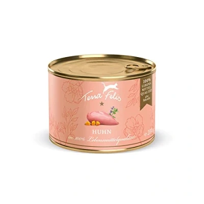 Afbeelding van 24 x 200 g Terra Felis Complete Kip kattenvoer nat