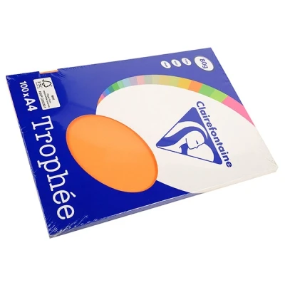 Image de Clairefontaine TROPHEE PPP Clémentine A4 (210 x 297 mm) 80 g/m² 100 feuille(s) papier uni