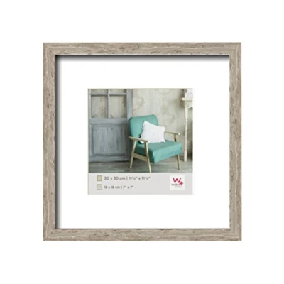 Afbeelding van Walther design EA330D Stockholm Holzrahmen, 30x30 cm, grau
