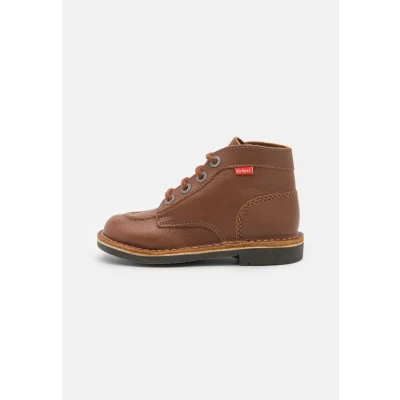Afbeelding van Kickers KICK COL Veterboots voor kinderen, Maat: 28, Camel Leer