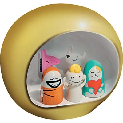 Afbeelding van Alessi Presepe Kerststal Goud