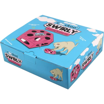 Afbeelding van Kattenspeeltje Swirly Roze