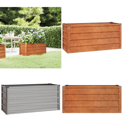 Afbeelding van Plantenbak verhoogd 100x40x45 cm cortenstaal roestig