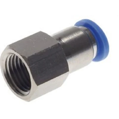 Afbeelding van PERSLUCHT BUSSTUK 4X2 MM X 1/8&quot; INWENDIG KUNSTSTOF KLEM