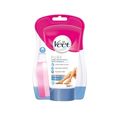 Afbeelding van Veet Silk &amp; Fresh Technology Ontharingscrème voor onder de douche gevoelige huid, 150 ml