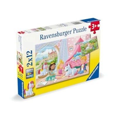 Afbeelding van Ravensburger puzzel Prince &amp; Princess Twee puzzels 12 stukjes kinderpuzzel