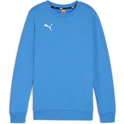 Afbeelding van PUMA teamGOAL Casuals Crew Neck Sweat Jr Jongens sporttrui Ignite Blue White Maat 164