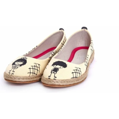 Afbeelding van GOBY Boy &amp; Girl Ballerinas Sneakers Hoge kwaliteit Handmade Meisjesprint Maat 38