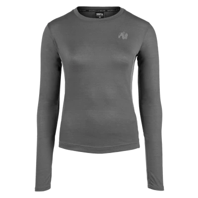 Afbeelding van Gorilla Wear Raleigh Longsleeve, Dames, Maat: Large, Grey