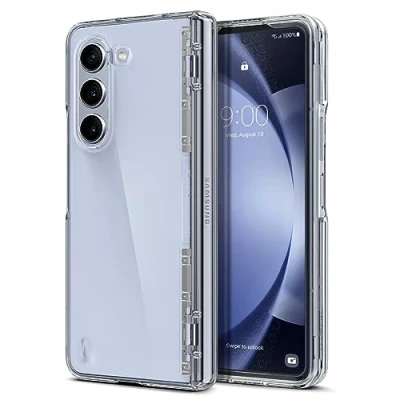 Afbeelding van Spigen Thin Fit Hoesje Geschikt voor Samsung Galaxy Z Fold 5 Back Cover Transparant