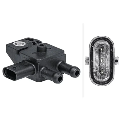 Image de HELLA 6PP 009 403 421 Capteur, pression des gaz échappement 3pôle vissé