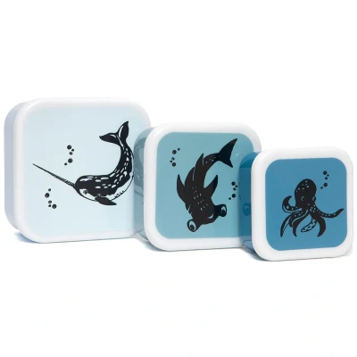 Afbeelding van Petit monkey snackdoosjes sea animals 3st