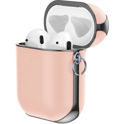 Afbeelding van Apple AirPods 2 Hoesje Valenta Snap Serie Roze Geschikt Voor