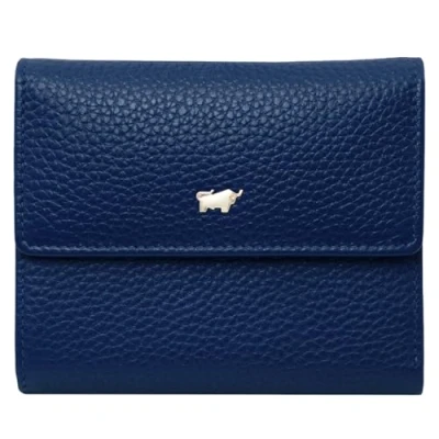 Afbeelding van Braun Büffel Leren Portemonnee Asti Wallet Navy Blauw