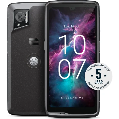 Afbeelding van Crosscall Stellar M6 Smartphone Zwart