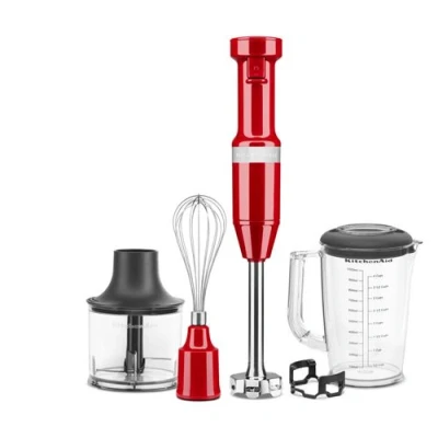 Image de KitchenAid Mixeur Plongeant Avec Accessoires 5khbv83 Empire Red