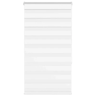 Afbeelding van vidaXL Zebra rolgordijn 80x150 cm stofbreedte 75,9 polyester wit