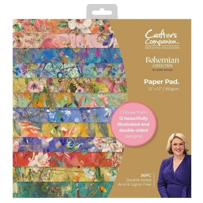 Afbeelding van Sara Signature Bohemian Paperpad 30x30 cm