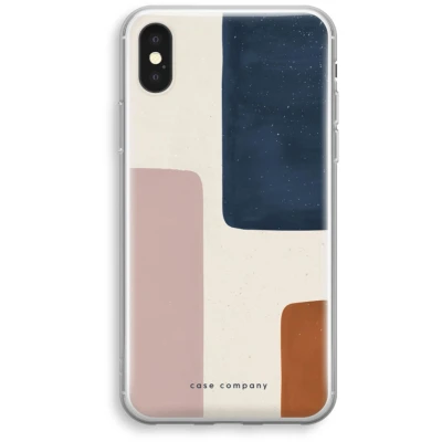 Afbeelding van Case Company® hoesje geschikt voor iPhone X Geo #5 Soft Cover Telefoonhoesje Bescherming aan alle Kanten en Schermrand