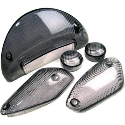 Afbeelding van Knipperlicht + Achterlicht glasset STR8 Yamaha Aerox na 1999 zwart