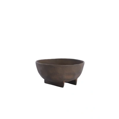 Afbeelding van Light &amp; Living Schaal ROSANA 21x20.5x10cm Bruin