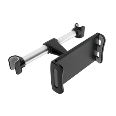 Afbeelding van Homeet Tablethouder voor auto, hoofdsteun, 360 graden draaibaar, iPad/iPhone/Samsung Tab/Kindle Fire HD/Nintendo Switch enz. 【Zwart &amp; Zilver 】
