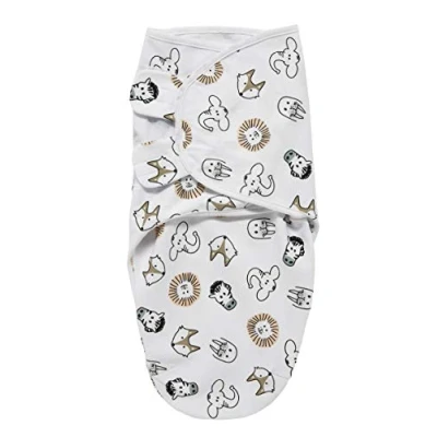 Afbeelding van Meyco Baby Animal swaddlemeyco inbakerdoek multicolour 0 3 maanden