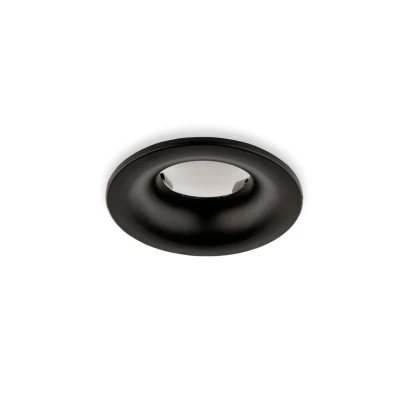 Afbeelding van Inbouwspot, Rond, Waterdicht IP65, Ø85 mm, Mat Zwart GU5.3 / MR16 Fitting (12V) Standaard