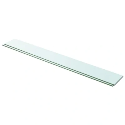 Afbeelding van Schappen 2 st 100x12 cm glas transparant