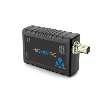 Afbeelding van Veracity Highwire Intern 100Mbit/s Zwart netwerk media converter