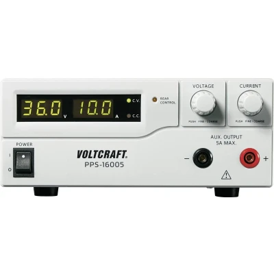 Afbeelding van VOLTCRAFT PPS 16005 Labvoeding, regelbaar 1 36 V/DC 0 10 A 360 W USB, Remote Programmeerbaar Aantal uitgangen: 2 x