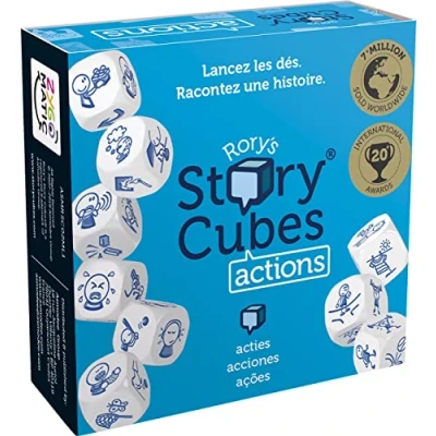 Image de Jeu de pions Rory&#039;s Story Cubes 02 Actions Bleu Asmodée