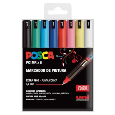 Afbeelding van Markeerset POSCA PC 1MR Multicolour