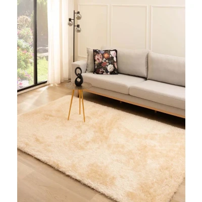 Afbeelding van Hoogpolig Tapijt/Vloerkleed Velvet Posh Champagne 280x380 Cm