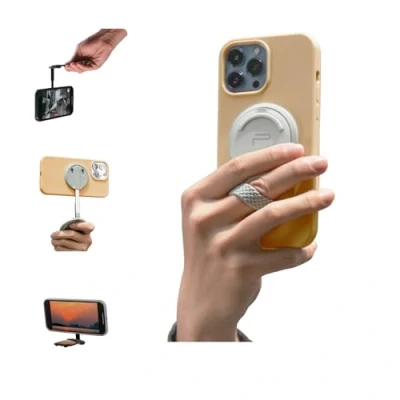 Afbeelding van PGYTECH MagFlex Telefoonhouder voor fotografie, magnetische houder bureau, sterke magneten, hoekinstelling, compatibel met MagSafe telefoons en iPhone telefoonhoes