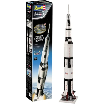 Afbeelding van Revell 03704 Apollo 11 Saturn V Rocket Ruimtevaartuig (bouwpakket) 1:96