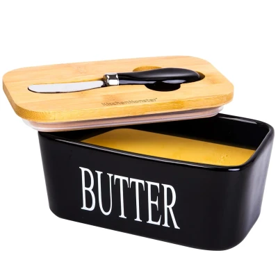 Afbeelding van KitchenMonster® Botervloot Zwart