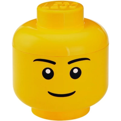 Afbeelding van LEGO® Opbergbox Hoofd Boy ø 24 x 27.1 cm
