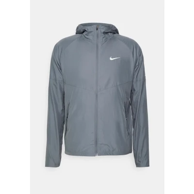 Afbeelding van Nike Performance Miler Runningjack, Heren, Maat: Medium, Smoke grey/silver
