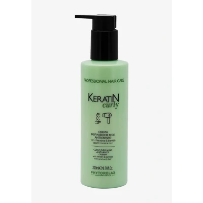 Afbeelding van Phytorelax Keratin Curly Curls Defining Antifrizz Cream Haarverzorging, Maat: 200 ml,