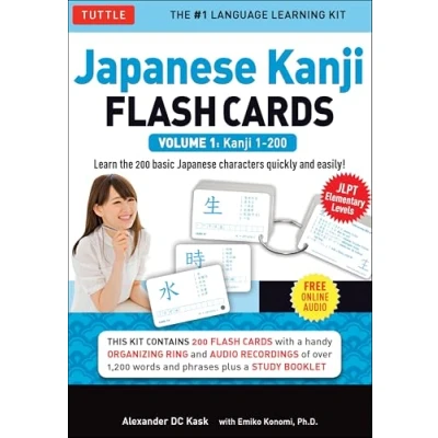 Afbeelding van Japanese Kanji Flash Cards Kit Volume 1