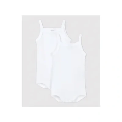 Afbeelding van Petit Bateau 2 PACK A Bretelles Permanent Body voor kinderen, Maat: 86, White