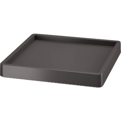 Afbeelding van Plantenonderzetter/multiroller vierkant antraciet kunststof 35 cm Trolleys voor kamerplanten