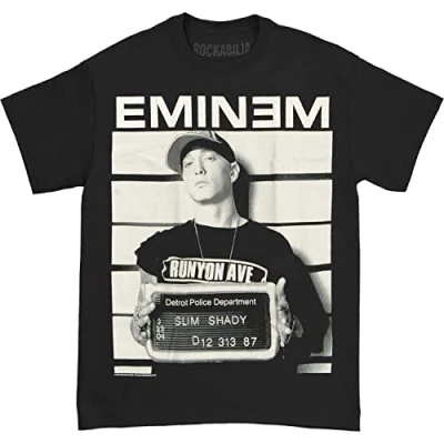 Afbeelding van Eminem Arrest Heren T shirt M Zwart